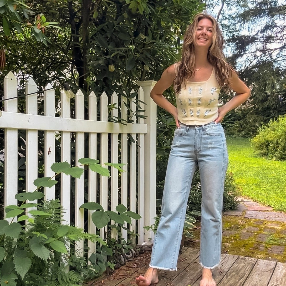Wildflower Weave Tank