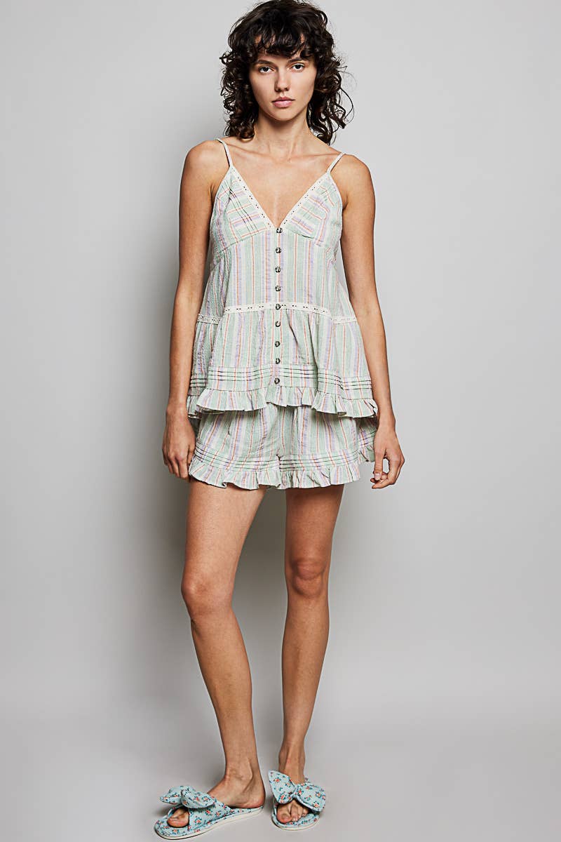 Dusty Ruffle Shorts