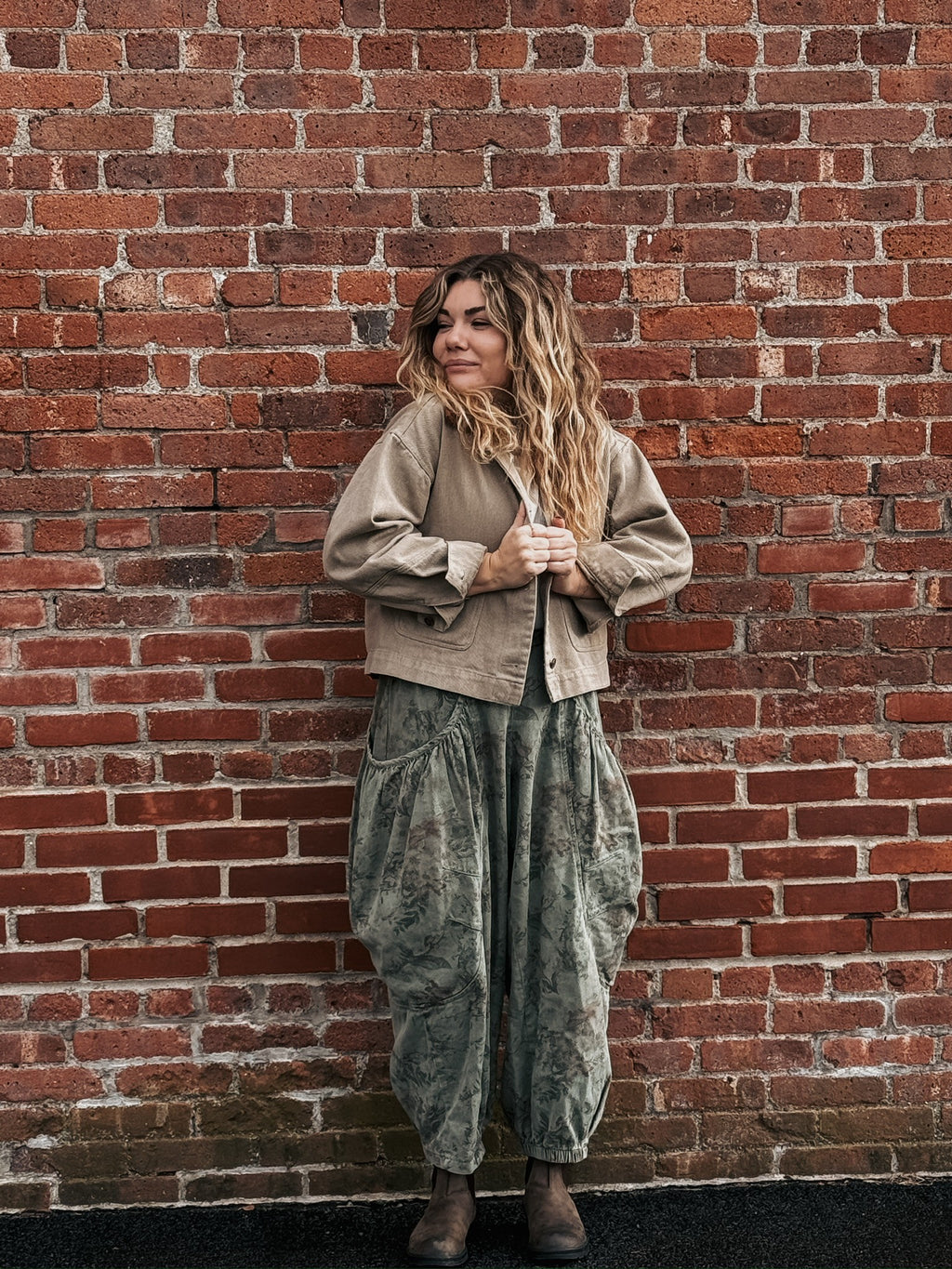 Olive Flower Voyager Denim